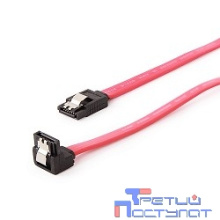 Cablexpert Кабель интерфейсный SATA 50см, угловой разъем, 7pin/7pin, защелка, пакет (CC-SATAM-DATA90)