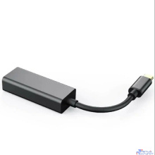 Telecom <TU320M> Кабель-переходник USB 3.1 Type-C -->RJ-45 1000Mbps Ethernet, Aluminum Shell, 0.15м [6926123470442]