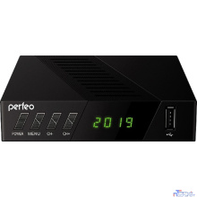 Perfeo DVB-T2/C приставка "STREAM-2" для  цифр.TV, Wi-Fi, IPTV, HDMI, 2 USB, DolbyDigital, пульт ДУ [PF_A4488 ]