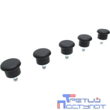 Feet Brt FootSet35 Набор заглушек Бюрократ FootSet35 черный для паркета/ламината