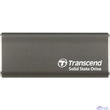 Transcend Portable SSD 500GB External SSD ESD265C, Type-C, USB 3.2 Gen2, R/W 1050/950MB/s, 81x33x7mm, два кабеля в комплекте (5 лет)