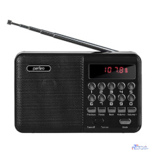 Perfeo радиоприемник цифровой PALM FM+ 87.5-108МГц/ MP3/ питание USB или 18650/ черный (i90-BL) [PF_A4870]