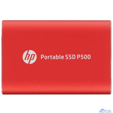 HP Portable SSD 250GB External P500 Series Red <7PD49AA#ABB> (USB 3.2 Gen2 Type-C, up to 370/200Mbs, 100TBW, 79х54х10, 45g)