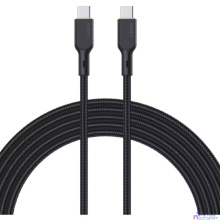 Aukey Кабель Nylon Braided 100w Kevlar 1m black (AC-CB-KCC101)