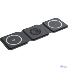 Rexant (18-7088) Беспроводное зарядное устройство с MagSafe 3в1, Qi, 15Вт, черный
