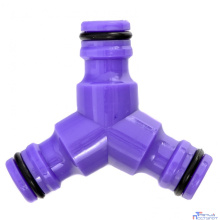 Тройник для разветвления или соединения, штуцерный, пластмассовый// Palisad [66468]