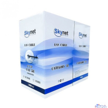 SkyNet Кабель FTP indoor, медный, FLUKE TEST, кат.5e, 2x2x0,46, однож., 305 м, box, серый [CSL-FTP-2-CU](АК5026922/1693105)
