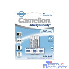 Camelion AAA- 800mAh Ni-Mh Always Ready BL-2 (NH-AAA800ARBP2, аккумулятор, 1.2В) (2 шт. в уп-ке)