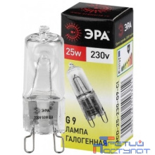 ЭРА C0027376 Лампочка галогенная G9-JCD-25-230V-CL G9 25Вт капсула теплый белый свет