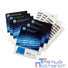 «Наклейка» HPE Q2013A, LTO-6 Ultrium RW Bar Code Label Pack