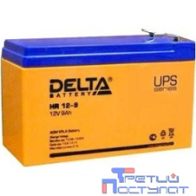 Delta HR 12-9 (9 А\ч, 12В) свинцово- кислотный аккумулятор