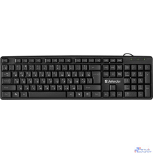 Defender Клавиатура  Element HB-520 Black USB [45522] {Проводная, 108кн.+ 3доп.}