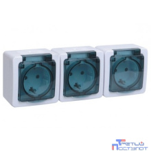 Iek ERMP32-K03-16-54-EC РСб23-3-ГПБд роз 3м с з/к о/у IP54 (дымчатый) ГЕРМЕС PLUS