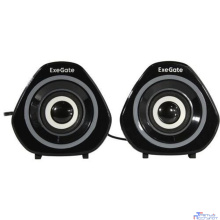 Exegate EX289680RUS Акустическая система 2.0 ExeGate Accord 210 (питание USB, 2х3Вт (6Вт RMS), 60-20000Гц, цвет черный, RGB подсветка)