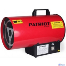 Калорифер газовый PATRIOT GS 12 [633445012] {Мощн. 12 кВт;Эл.двиг.: 25 Вт - 220 Вольт;  Тип газа: пропан/бутан; Расход: 0.71 кг/час; Вес: 4.4 кг; Редуктор и шланг в комплекте}