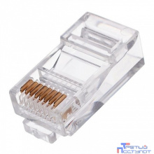 Cablexpert Вилка RJ-45 (8P8C) универсальная. кат.5e. со сквозным отверстием (10 шт.) (LC-PTU-01/10)