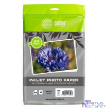 Cactus CS-MA416050ED Фотобумага A4/160г/м2/50л./белый матовое для струйной печати