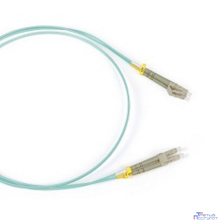 Hyperline FC-503-LC-LC-10G-2M (FC-D2-503-LC/PR-LC/PR-H-2M-LSZH-AQ) Патч-корд волоконно-оптический (шнур) MM 50/125(OM3), LC-LC, duplex, LSZH, 2 м