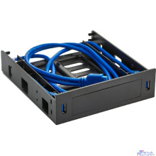 Exegate EX280445RUS Салазки (переходник) для установки HDD 2.5/3.5" в отсек 5.25" с 2*USB3.0 Exegate HD-2U3