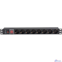5bites PDU819A-07 Блок розеток 8S / AL / SWITCH / 1U / 19"