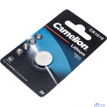 Camelion CR1616 BL-1 (CR1616-BP1, батарейка литиевая,3V) (1 шт. в уп-ке)
