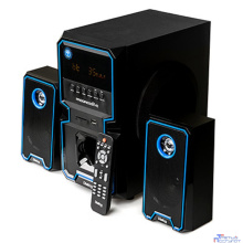 Dialog Progressive AP-222B BLACK - акустические колонки 2.1, 30W+2*10W RMS, Bluetooth, USB+SD reader