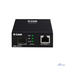 D-Link DMC-G01LC/C1A Медиаконвертер с 1 портом 100/1000Base-T и 1 портом 1000Base-X SFP