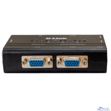 D-Link DKVM-4U/C2A 4-портовый KVM-переключатель с портами VGA и USB