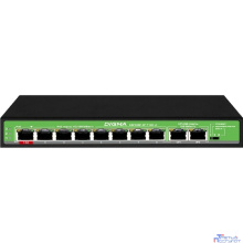 Digma DSP208F-2F-T120 Коммутатор V1 (L2) 10х100Мбит/с 8PoE 8PoE+ 120W неуправляемый