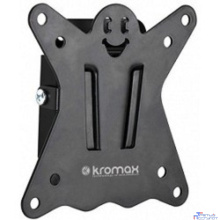 Kromax CASPER-100 black, Кр. стал. наст. для TV 10"-32", max 25 кг, 0 ст св., от ст. 21 мм, max VESA 100x100 мм.