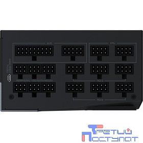 Блок питания Gigabyte ATX 1200W GP-AP1200PM 80+ platinum 24+2x(4+4) pin APFC 140mm fan 16xSATA Cab Manag RTL