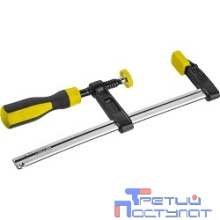 Струбцина STAYER, тип "F", DIN 5117, двухкомпонентная ручка, профилированная закаленная рейка, 120х1000 мм [32095-120-1000]