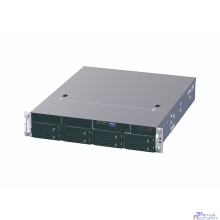Ablecom CS-R25-31P 2U rackmount, 8+1 trays, 550W CRPS PSU(1+1) / 21" depth chassis / Supports ATX, Micro-ATX and Mini-ITX motherboards