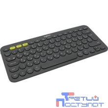 920-007584 Logitech Клавиатура K380 Dark Grey Wireless Bluetooth RTL, Multi-Device