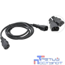 VCOM CE001-CU0.75-1.8 Кабель монитор - компьютер 220V (UPS -> устройство) VCOM <VDE> 3G*0.75mm (CE001-CU)1.8м