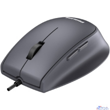 Philips Проводная Мышь SPK7327, 5 кноп., USB 2.0, 1600dpi, бесшумная, Чёрный