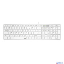 Клавиатура Genius SlimStar 126 White USB [31310017410]