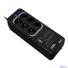 ИБП CBR LIGHT LGT-650 [650VA/360W 6 x EURO, 3 c фильтрацией + 3 с резервированием, Breaker]