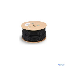 Cabeus STP-4P-Cat.6a-SOLID-OUT-LSZH-UV Кабель витая пара экранированная STP (U/FTP), категория 6a (10GBE), 4 пары, (23 AWG), одножильный (solid), экран - фольга, для внутр. и внешн. прокладки, (305м)