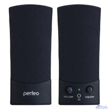 Perfeo колонки "UNO" 2.0, мощность 2х0,5 Вт (RMS), чёрн, USB