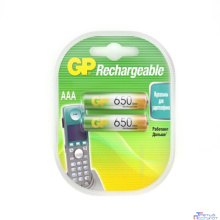 GP ReEnergy 65AAAHC AAA, емкость 650 мАч (65AAAHCRGY-2CRCB2)(2шт. в уп-ке) аккумулятор