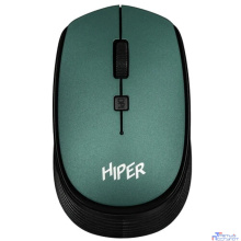 Мышь HIPER беспроводная HOMW-084 {1600dpi, зеленый, USB, 4кнп}