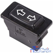 Rexant 36-4410 Выключатель (стеклоподъемника) клавишный 12V 20А (5с) (ON)-OFF-(ON) черный