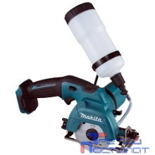 Makita CC301DZ Пила алмазная ак,{10.8В,Liion(слайд),ф85х15мм,1600\м,рез-25.5мм,1.8кг,кор,угол-45гр,мокр рез,б\ак,з\у}
