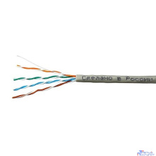 SkyNet Кабель UTP indoor 4x2x0,46, медный, FLUKE TEST, кат.5e, однож., (100м) box, серый [CSL-UTP-4-CU/100]