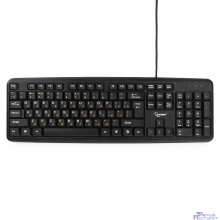 Клавиатура Gembird KB-8320UXL-BL,{ черный, USB, кабель 2 м., 104 клавиши}