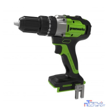 Greenworks GD24DD60 Дрель-шуруповерт ударная аккумуляторная, 24V, бесщеточная, без АКБ и ЗУ [3704107]