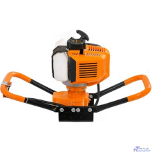 Мотобур CARVER AG- 43/000 [01.003.00038] { 1250Вт/1,7лс, без шнека, d пос=20мм, 43см.куб.  (45 шт/подд) }