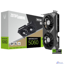 Видеокарта ZOTAC GAMING GeForce RTX 5060 TWIN EDGE 8Gb GDDR7 128 bit 2280/2497 MHz 3*DP/HDMI 2*FAN (ZT-B50600E-10M) RTL