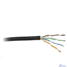 5bites Кабель Express US5525-305BPE витая пара UTP/SOLID/5E/24AWG/COPPER/PVC+PE/BLACK/OUTDOOR/DRUM/305M